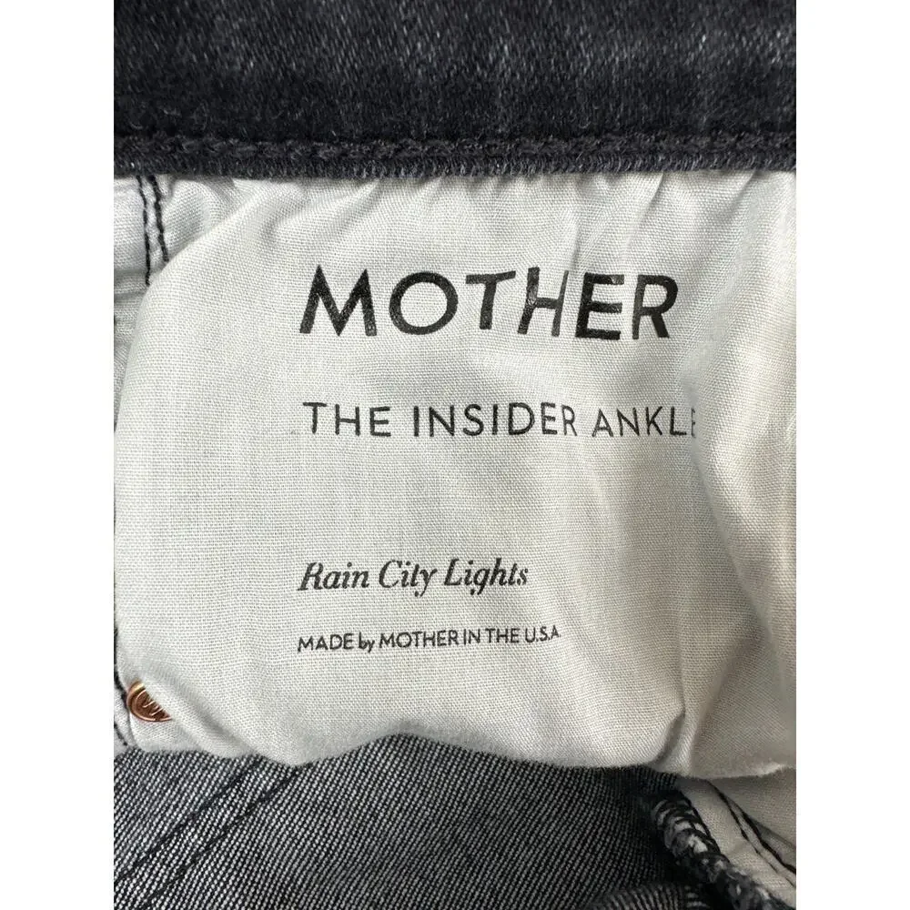 MOTHER The Insider Ankle Rain City Lights Jean Size 30